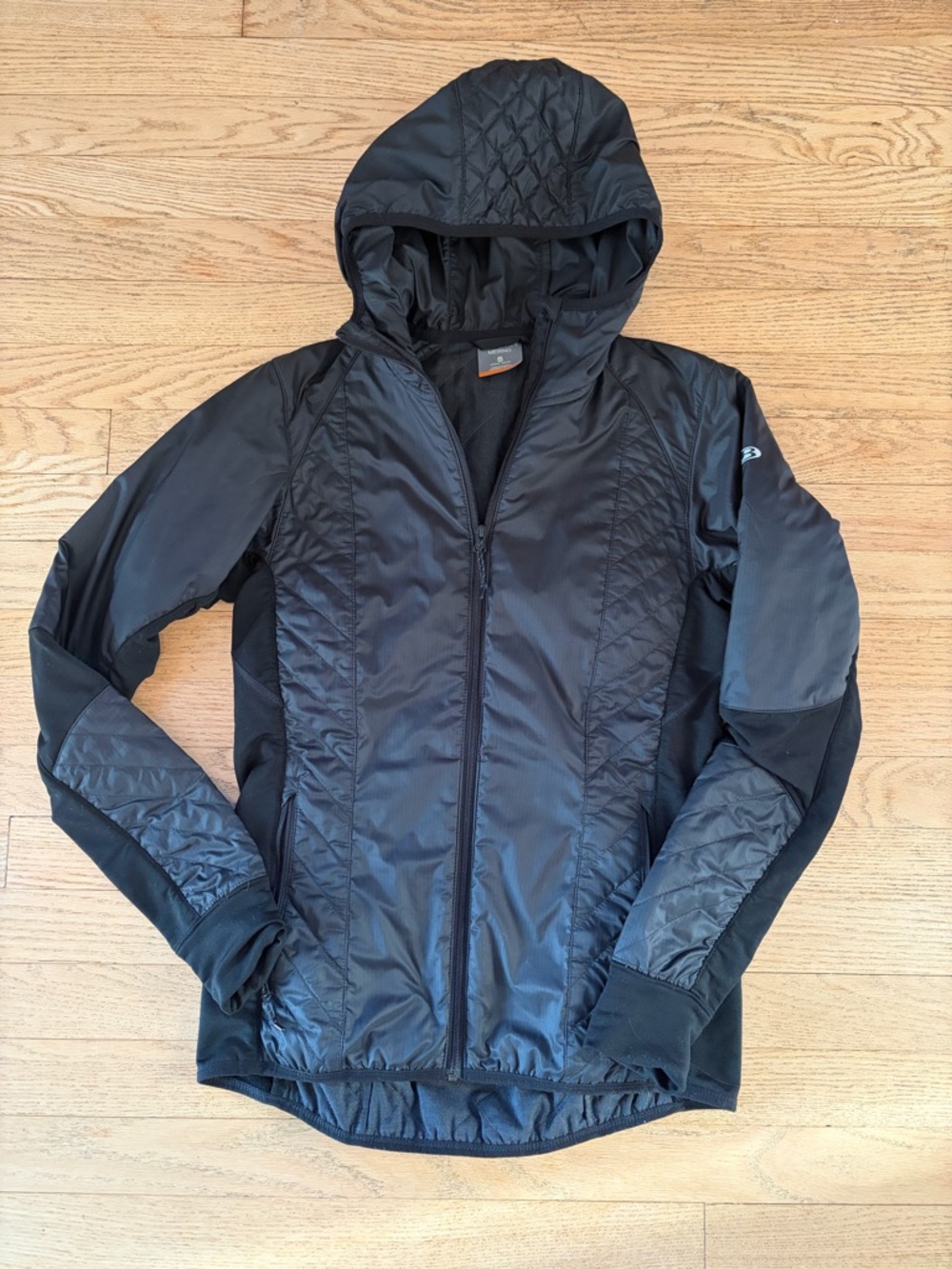 Icebreaker Black Hooded Performance Jacket